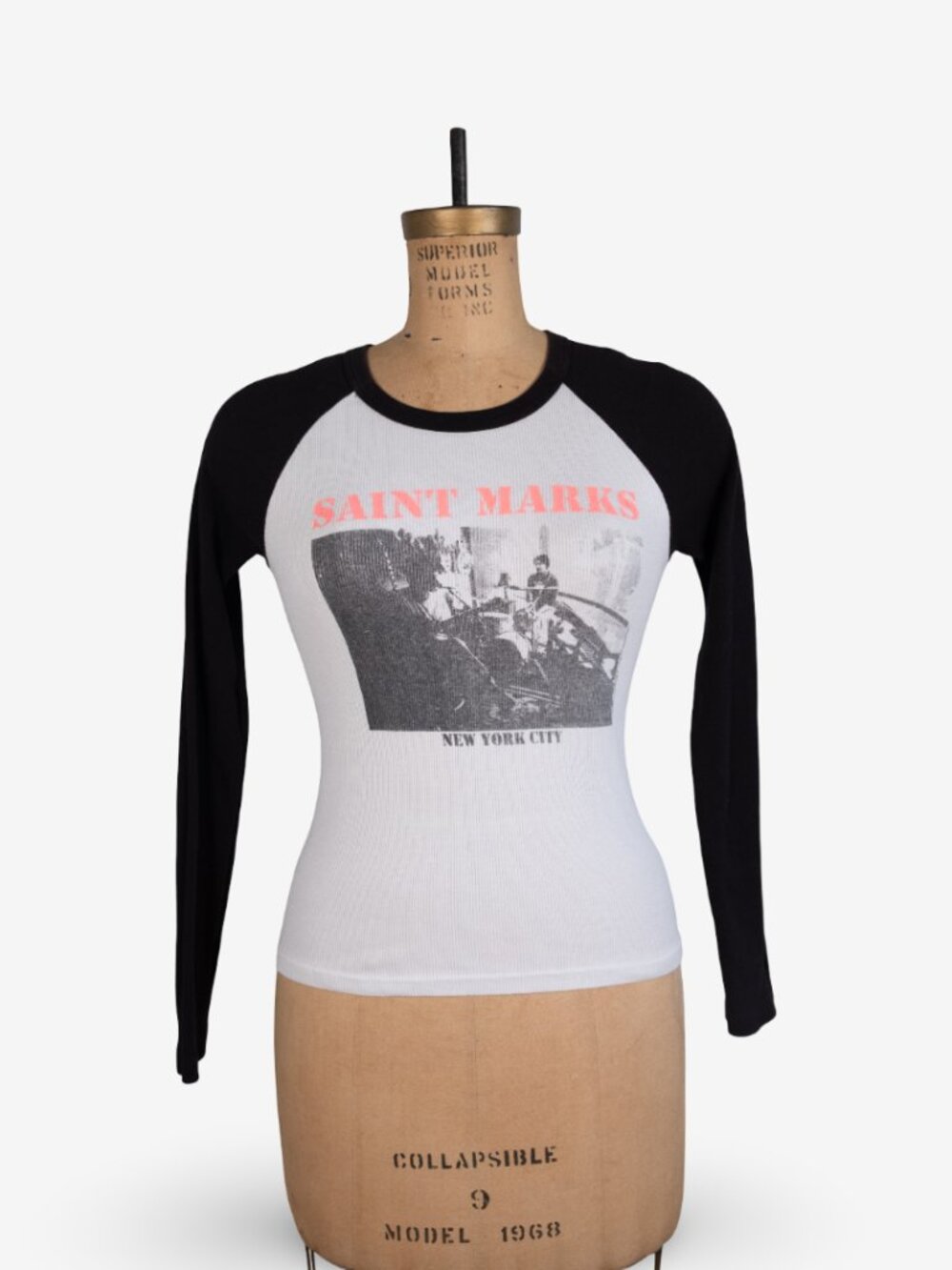 Y2K Brandy Melville John Galt Saint Marks New York City Longsleeve Top